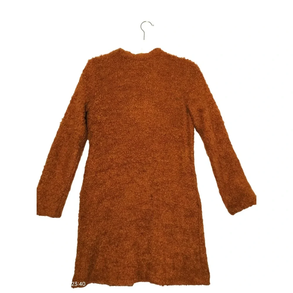 Piko 1988 Vintage Women's Textured Open Front Acrylic and Wool Blend‎ Coat